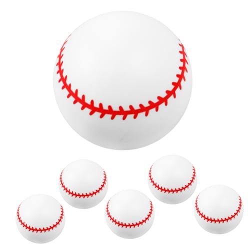 IMIKEYA 6 Stück Aufblasbare Baseball Spielzeuge Für Kleinkinder Schaumstoff Für Draußen Kinderbälle Spielbälle Weich Für Pool Strand Baseball Babyball Baseball von IMIKEYA
