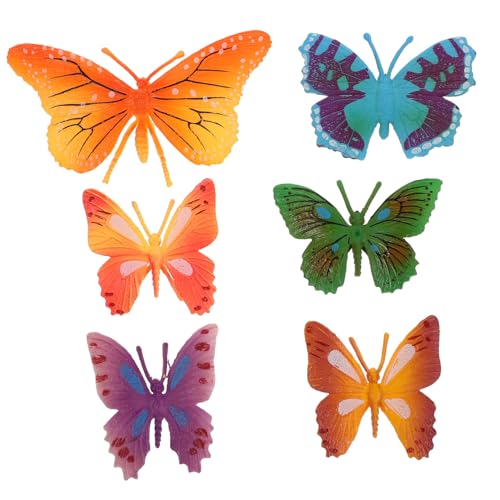 IMIKEYA 6 Stück Basteln Sie Schmetterlinge lernspielzeug kognitive Spiele für Pädagogisches deko Schmetterling zum Basteln Schmetterlings-Kits Gummi IMIKEYA 6 Stück Basteln Sie Schmetterlinge lernspielzeug kognitive Spiele für Pädagogisches deko Schmetterling zum Basteln Schmetterlings-Kits Gummi von IMIKEYA