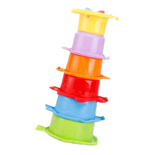 IMIKEYA 6 Stück Bunte Stapelbecher Spielzeuge Für Kleinkinder Kinderspielzeug Badebecher Stapelbecher Für Kleinkinder Stapelbecher Stapelbecher Babyspielzeug Cartoon IMIKEYA 6 Stück Bunte Stapelbecher Spielzeuge Für Kleinkinder Kinderspielzeug Badebecher Stapelbecher Für Kleinkinder Stapelbecher Stapelbecher Babyspielzeug Cartoon von IMIKEYA