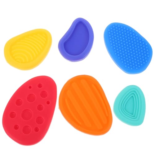IMIKEYA 6 Stück Dekompressionsspielzeug Texturen Steinspielzeug Zappeln Stilles Zappeln Sinnesbehälter Für Kleinkinder Stapelringe Babyspielzeug Stressspielzeug Kieselgel IMIKEYA 6 Stück Dekompressionsspielzeug Texturen Steinspielzeug Zappeln Stilles Zappeln Sinnesbehälter Für Kleinkinder Stapelringe Babyspielzeug Stressspielzeug Kieselgel von IMIKEYA
