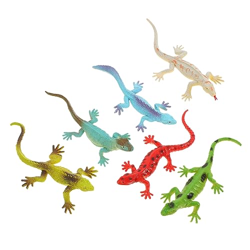 IMIKEYA 6 Stück Echsenspielzeugset kinderspielzeug lebensechte Eidechsenstatue Gefälschte Echsenspielzeug Eidechsenfigur für Reptilienfigur Mini-Eidechsen Plastik IMIKEYA 6 Stück Echsenspielzeugset kinderspielzeug lebensechte Eidechsenstatue Gefälschte Echsenspielzeug Eidechsenfigur für Reptilienfigur Mini-Eidechsen Plastik von IMIKEYA