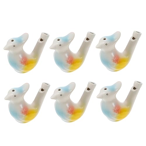 IMIKEYA 6 Stück Farbenfrohe Wasservogelpfeife bastelset Vogelpfeifen Vogelpfeife Vogel pfeift Masse Vogel der Bird Whistle Toy Keramik Zufällige Farbe IMIKEYA 6 Stück Farbenfrohe Wasservogelpfeife bastelset Vogelpfeifen Vogelpfeife Vogel pfeift Masse Vogel der Bird Whistle Toy Keramik Zufällige Farbe von IMIKEYA