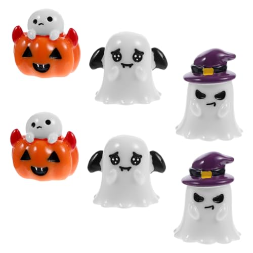IMIKEYA 6 Stück Halloween-korbfüller Halloween-Skelett-Requisite Aufkleber Bausätze Dekoration Halloween-Geister Gruselig Glühen Leuchtende Partyartikel Mini-kürbisfigur Harz IMIKEYA 6 Stück Halloween-korbfüller Halloween-Skelett-Requisite Aufkleber Bausätze Dekoration Halloween-Geister Gruselig Glühen Leuchtende Partyartikel Mini-kürbisfigur Harz von IMIKEYA