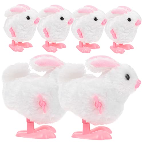 IMIKEYA 6 Stück Hasenspielzeug Zum Aufziehen Kaninchen Aufziehen Kaninchen Hüpfen Hasen-aufziehspielzeug Party Hase Aufziehen Springendes Hasenspielzeug Klein Plüsch Weiß IMIKEYA 6 Stück Hasenspielzeug Zum Aufziehen Kaninchen Aufziehen Kaninchen Hüpfen Hasen-aufziehspielzeug Party Hase Aufziehen Springendes Hasenspielzeug Klein Plüsch Weiß von IMIKEYA
