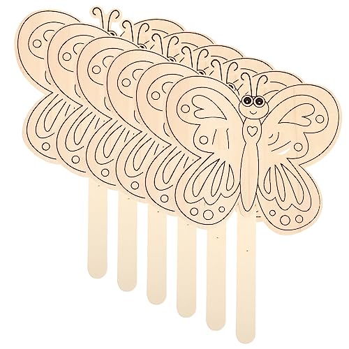 IMIKEYA 6 Stück Holzfoto -Requisiten Karikatur leer Malmaske Maske malen Kindermaske Bastelmaske Farbe maske Partymasken Maskerade Maske Maskerademaske für IMIKEYA 6 Stück Holzfoto -Requisiten Karikatur leer Malmaske Maske malen Kindermaske Bastelmaske Farbe maske Partymasken Maskerade Maske Maskerademaske für von IMIKEYA
