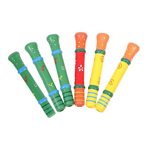 IMIKEYA 6 Stück Holzpfeifen für Lustige Musikspielzeuge für Musikalische Früherziehung Farbenfrohe Holztröten für Jungen und für Geburtstage und Feiertage Zufällige Farbe IMIKEYA 6 Stück Holzpfeifen für Lustige Musikspielzeuge für Musikalische Früherziehung Farbenfrohe Holztröten für Jungen und für Geburtstage und Feiertage Zufällige Farbe von IMIKEYA