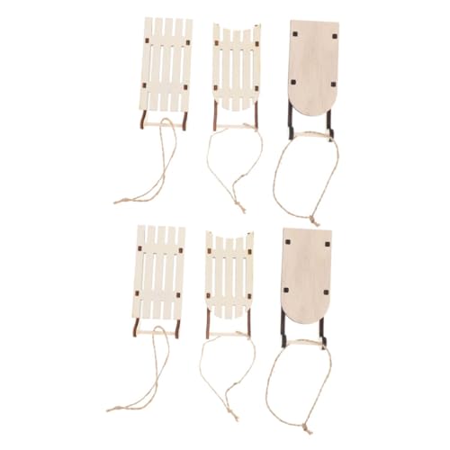IMIKEYA 6 Stück Holzschlitten-Ornamente Weihnachtsbaumschlitten Mini-schlittenmodell Weihnachtsminiaturen Zum Basteln Weihnachtsschlitten Miniatur-schlittenfigur Khaki Hölzern IMIKEYA 6 Stück Holzschlitten-Ornamente Weihnachtsbaumschlitten Mini-schlittenmodell Weihnachtsminiaturen Zum Basteln Weihnachtsschlitten Miniatur-schlittenfigur Khaki Hölzern von IMIKEYA