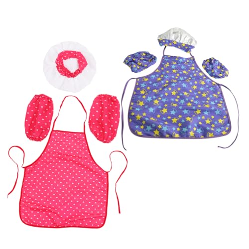 IMIKEYA 6 Stück Kinderkochhut -set Rollenspiel Kleid Kinderschürzen Kostüm Kinderkostüme Kinderküche Kunst Kochen Kinderschürze Und Koch Bausatz Schutzhüllen Für IMIKEYA 6 Stück Kinderkochhut -set Rollenspiel Kleid Kinderschürzen Kostüm Kinderkostüme Kinderküche Kunst Kochen Kinderschürze Und Koch Bausatz Schutzhüllen Für von IMIKEYA