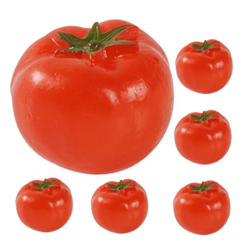 IMIKEYA 6 Stück Kirschtomatenmodell Wunder- künstliche Kirschtomatenverzierung Küche Kirschtomaten Prop Mini-Kirschtomaten Obstverzierung für zu Hause Hausbedarf PVC rot IMIKEYA 6 Stück Kirschtomatenmodell Wunder- künstliche Kirschtomatenverzierung Küche Kirschtomaten Prop Mini-Kirschtomaten Obstverzierung für zu Hause Hausbedarf PVC rot von IMIKEYA