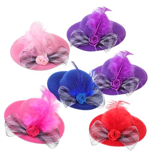IMIKEYA 6 Stück Kleiner Hüte für Puppen Selbstgemacht Teeparty Hut Miniaturhüte für Mädchen Bastelprojekte Puppenzubehör Elegante Kopfbedeckungen IMIKEYA 6 Stück Kleiner Hüte für Puppen Selbstgemacht Teeparty Hut Miniaturhüte für Mädchen Bastelprojekte Puppenzubehör Elegante Kopfbedeckungen von IMIKEYA