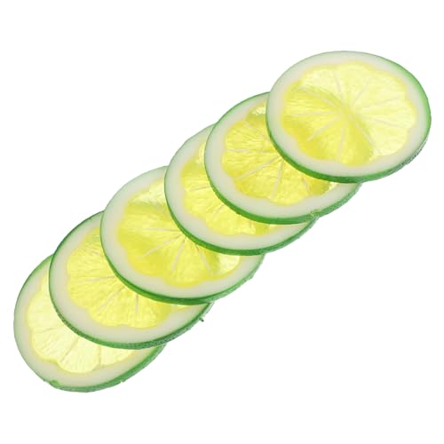 IMIKEYA 6 Stück Künstliche Zitronenscheiben Künstliche Früchte Tischdekoration Für Die Küche Zitronenscheiben Modellsimulation Zitrone Zitrusfrüchte Künstliche Zitronenscheiben IMIKEYA 6 Stück Künstliche Zitronenscheiben Künstliche Früchte Tischdekoration Für Die Küche Zitronenscheiben Modellsimulation Zitrone Zitrusfrüchte Künstliche Zitronenscheiben von IMIKEYA