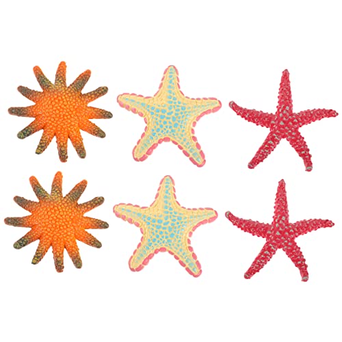 IMIKEYA 6 Stück Meerestiermodelle Meerestierspielzeug Kinderspielzeug Kleine Seesternfiguren Seestern Tauchspielzeug Seestern Desktop Bastellandschaft Seestern Dekoration Seestern PVC IMIKEYA 6 Stück Meerestiermodelle Meerestierspielzeug Kinderspielzeug Kleine Seesternfiguren Seestern Tauchspielzeug Seestern Desktop Bastellandschaft Seestern Dekoration Seestern PVC von IMIKEYA