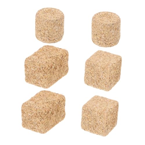 IMIKEYA 6 Stück Mini-Heuhaufen-Modell Heuballenmodell Mini Heuballen-Set Mini Garten Zubehör heuballen deko Miniatur-Heuballen-Figur Stroh Heu Mini-Heu-Heu Mini-Heuhaufengarten Holz Khaki IMIKEYA 6 Stück Mini-Heuhaufen-Modell Heuballenmodell Mini Heuballen-Set Mini Garten Zubehör heuballen deko Miniatur-Heuballen-Figur Stroh Heu Mini-Heu-Heu Mini-Heuhaufengarten Holz Khaki von IMIKEYA