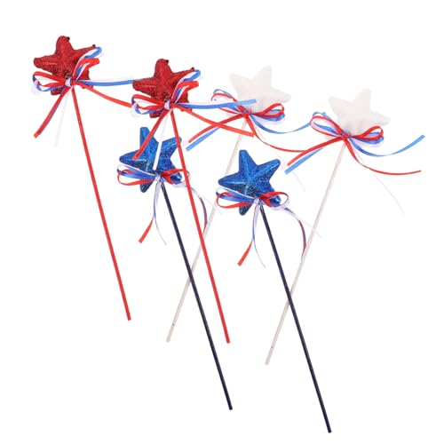 IMIKEYA 6stücke Sternstäbe Mit Schleife Für Unabhängigkeitstag Rot-weiß-blauer Patriotischer Sternstab Memorial Day Dekoration Für Zuhause Und Geschäft IMIKEYA 6stücke Sternstäbe Mit Schleife Für Unabhängigkeitstag Rot-weiß-blauer Patriotischer Sternstab Memorial Day Dekoration Für Zuhause Und Geschäft von IMIKEYA