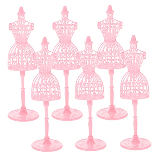 IMIKEYA 6 Stück Puppen Kleider Mannequin Kleiderständer für Präsentation von Puppen Outfits und DIY Dekoration Puppenhäusern von IMIKEYA