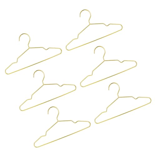 IMIKEYA 6 Stück Puppenaufhänger Babypuppenbügel Miniatur-puppenzubehör Miniatur Kleiderbügel Puppenkleiderbügel Aus Metall Puppenhaus-kleiderbügel Kleine Kleiderbügel Golden Stahl IMIKEYA 6 Stück Puppenaufhänger Babypuppenbügel Miniatur-puppenzubehör Miniatur Kleiderbügel Puppenkleiderbügel Aus Metall Puppenhaus-kleiderbügel Kleine Kleiderbügel Golden Stahl von IMIKEYA