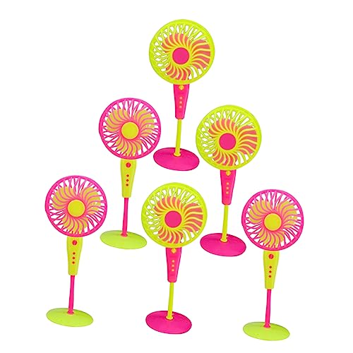 IMIKEYA 6 Stück Puppenhaus-Fan für kinderspielzeug Rollenspiel Kind TUT so, als würde es Kleiner Lüfter -Fan Bodenlüfterform Plastik IMIKEYA 6 Stück Puppenhaus-Fan für kinderspielzeug Rollenspiel Kind TUT so, als würde es Kleiner Lüfter -Fan Bodenlüfterform Plastik von IMIKEYA