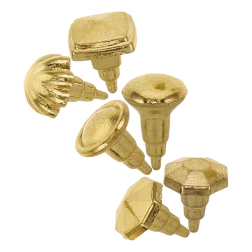 IMIKEYA 6 Stück Puppenhaustür Puppenhaus-miniaturen Mini-puppenhauszubehör Mini-Zeug, Das Tatsächlich Funktioniert Mini -lebensmittelspielzeug Mini Möbel Miniaturmöbel Metall Golden IMIKEYA 6 Stück Puppenhaustür Puppenhaus-miniaturen Mini-puppenhauszubehör Mini-Zeug, Das Tatsächlich Funktioniert Mini -lebensmittelspielzeug Mini Möbel Miniaturmöbel Metall Golden von IMIKEYA