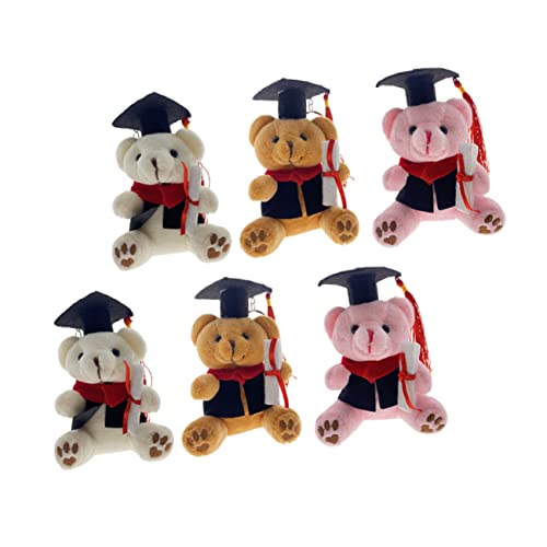IMIKEYA 6 Stück Schlüsselanhänger haushaltsgeschenke Stuffed Soft Toys Kuscheltiere Taschenanhänger Plüsch gefüllter Abschluss Schlüsselbund Schlüsselkette Mini- IMIKEYA 6 Stück Schlüsselanhänger haushaltsgeschenke Stuffed Soft Toys Kuscheltiere Taschenanhänger Plüsch gefüllter Abschluss Schlüsselbund Schlüsselkette Mini- von IMIKEYA
