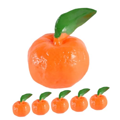IMIKEYA 6 Stück Simulierte Orangenspielzeug Zitrusfrüchte lebensechte gefälschte orangefarbene Statuen falsches Orange Fruchtmodell Prop realistische Lebensmittelrequisiten PVC IMIKEYA 6 Stück Simulierte Orangenspielzeug Zitrusfrüchte lebensechte gefälschte orangefarbene Statuen falsches Orange Fruchtmodell Prop realistische Lebensmittelrequisiten PVC von IMIKEYA