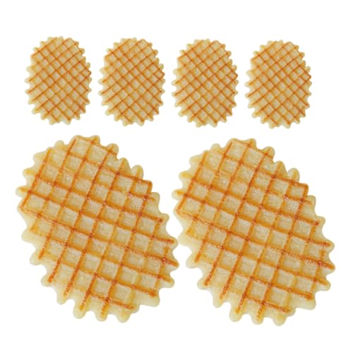 IMIKEYA 6 Stück Simulierte Waffelkekse Simulation Waffel Bäckereifoto Requisiten Bäckerei-Shop- gefälschtes Lebensmittelmodell gefälschtes Waffelmodell simuliertes Essen PVC IMIKEYA 6 Stück Simulierte Waffelkekse Simulation Waffel Bäckereifoto Requisiten Bäckerei-Shop- gefälschtes Lebensmittelmodell gefälschtes Waffelmodell simuliertes Essen PVC von IMIKEYA