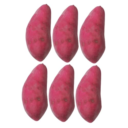 IMIKEYA 6 Stück Simuliertes Süßkartoffel-Modell-Outfit Süßkartoffeln Gefälschte Kartoffeln Künstlicher Künstliches Künstliches Gemüse Kleine Kartoffel Schaum Brown IMIKEYA 6 Stück Simuliertes Süßkartoffel-Modell-Outfit Süßkartoffeln Gefälschte Kartoffeln Künstlicher Künstliches Künstliches Gemüse Kleine Kartoffel Schaum Brown von IMIKEYA