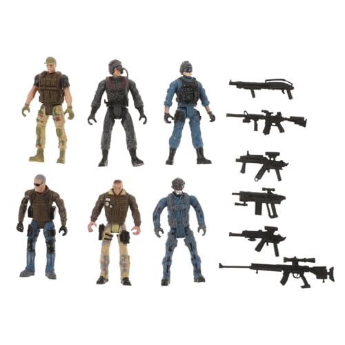 IMIKEYA 6 Stück Soldatenmodellspielzeug Building Block - Spielfiguren-spielsets Armeespielzeug Für Jungen Soldatenjunge Actionfiguren Für Jungen Plastik IMIKEYA 6 Stück Soldatenmodellspielzeug Building Block - Spielfiguren-spielsets Armeespielzeug Für Jungen Soldatenjunge Actionfiguren Für Jungen Plastik von IMIKEYA