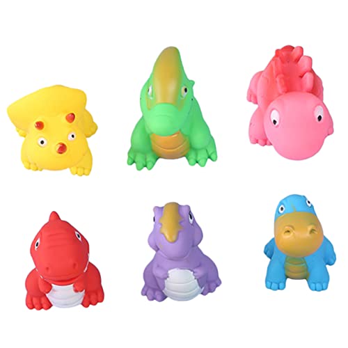 IMIKEYA 6 Stück Süße Dinosaurier Badewannenspielzeuge Teiliges Quetschspielzeuge für Kleinkinder Interaktive Badespielzeuge mit Geräuschfunktion für Badespaß Motorik IMIKEYA 6 Stück Süße Dinosaurier Badewannenspielzeuge Teiliges Quetschspielzeuge für Kleinkinder Interaktive Badespielzeuge mit Geräuschfunktion für Badespaß Motorik von IMIKEYA