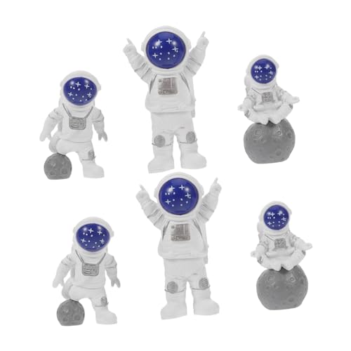 IMIKEYA 6 Stück Teiliges Astronaut Resin Cake Topper Mini Weltraum Figuren in Blau Detailreiche Wiederverwendbare Tortendeko für Jungen Geburtstag Weltraum Party Zubehör IMIKEYA 6 Stück Teiliges Astronaut Resin Cake Topper Mini Weltraum Figuren in Blau Detailreiche Wiederverwendbare Tortendeko für Jungen Geburtstag Weltraum Party Zubehör von IMIKEYA