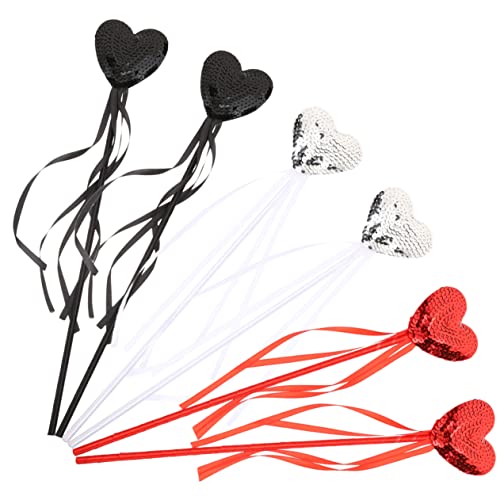 IMIKEYA 6 Stück Teiliges Dekorative Herz Stäbe Glitzernde Feenstäbe für Kostümpartys Halloween Cosplay Bühnenaufführungen mit Feiner Verarbeitung und Kindgerechtem Material IMIKEYA 6 Stück Teiliges Dekorative Herz Stäbe Glitzernde Feenstäbe für Kostümpartys Halloween Cosplay Bühnenaufführungen mit Feiner Verarbeitung und Kindgerechtem Material von IMIKEYA