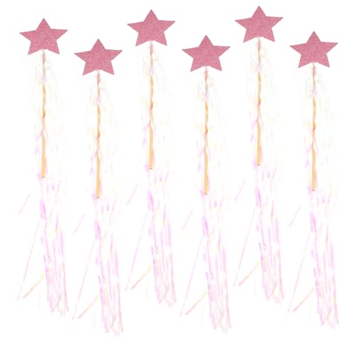 IMIKEYA 6 Stück Teiliges Glitzernde Feenstäbe für Hochzeiten Halloween Partys Süße Mädchenkostüm Requisiten mit Sternen Design für Fotoshootings und Bühnenaufführungen IMIKEYA 6 Stück Teiliges Glitzernde Feenstäbe für Hochzeiten Halloween Partys Süße Mädchenkostüm Requisiten mit Sternen Design für Fotoshootings und Bühnenaufführungen von IMIKEYA