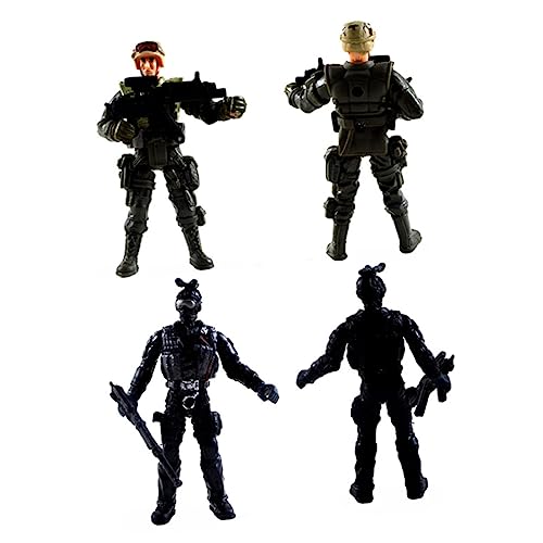 IMIKEYA 6 Stück Teiliges Interaktive Special Forces Spielzeuge für Jungen und Abnehmbare Figuren für Eltern Junge Mädchen Interaktion Fördert Verständnis von Spezialtruppenwissen Sicher IMIKEYA 6 Stück Teiliges Interaktive Special Forces Spielzeuge für Jungen und Abnehmbare Figuren für Eltern Junge Mädchen Interaktion Fördert Verständnis von Spezialtruppenwissen Sicher von IMIKEYA