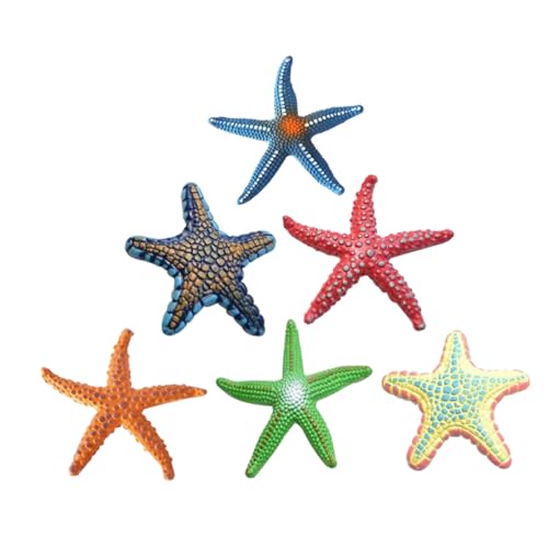 IMIKEYA 6 Stück Teiliges Lustiges Seesternspielzeug aus Simulierte Meeresbewohner für Badespielzeug Dekoration Pool Badewanne IMIKEYA 6 Stück Teiliges Lustiges Seesternspielzeug aus Simulierte Meeresbewohner für Badespielzeug Dekoration Pool Badewanne von IMIKEYA