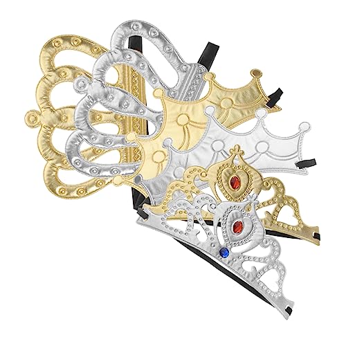 IMIKEYA 6 Stück Tiara für Klassisches Prinzessinnen Haaraccessoire Geburtstagskrone Kostümpartys Feiern und Besondere Anlässe von IMIKEYA