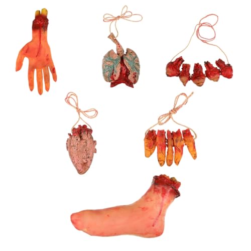 IMIKEYA 6 Stück Tricky Toys Halloween Gefälschte Körperteile Halloween Dekorationen Halloween Party Verzierungen Hängende Dekore Halloween Supplies Simulation Gebrochener Fuß IMIKEYA 6 Stück Tricky Toys Halloween Gefälschte Körperteile Halloween Dekorationen Halloween Party Verzierungen Hängende Dekore Halloween Supplies Simulation Gebrochener Fuß von IMIKEYA
