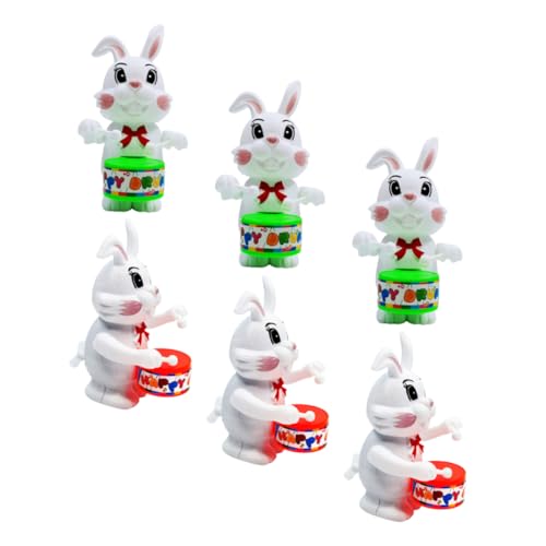 IMIKEYA 6 Stück Trommelnder Hase interaktives Interactive Toys gieskanne kinderspielzeug Handkurbel hasenförmchen Kreatives Hasenpuppenschmuck Plastik IMIKEYA 6 Stück Trommelnder Hase interaktives Interactive Toys gieskanne kinderspielzeug Handkurbel hasenförmchen Kreatives Hasenpuppenschmuck Plastik von IMIKEYA