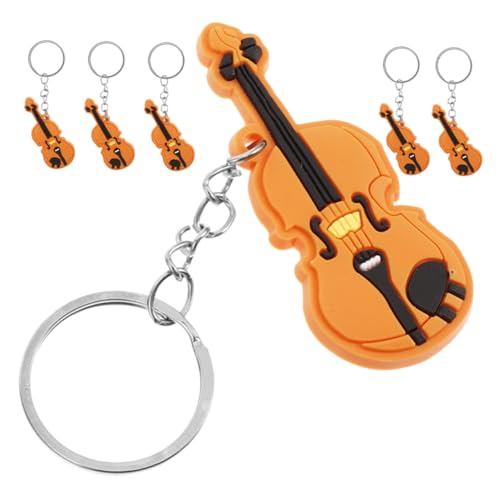 IMIKEYA 6 Stück Violine Schlüsselanhänger Musik Schlüsselanhänger Geige Geigenschlüssel Violine-Partygeschenke Geigen-Schlüssel-Anhänger Schlüsselkette Plastik Orange IMIKEYA 6 Stück Violine Schlüsselanhänger Musik Schlüsselanhänger Geige Geigenschlüssel Violine-Partygeschenke Geigen-Schlüssel-Anhänger Schlüsselkette Plastik Orange von IMIKEYA