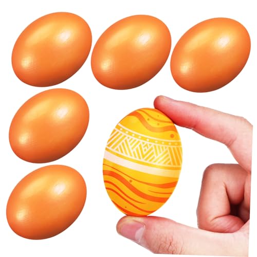 IMIKEYA 6 Stück nachgeahmte Eier farbig gefälschte Eier für hühner Eier zum Dekorieren Dekorationen Fälschung spielzeuge dekorative Eier für Wohnkultur unbemalte Holzeier Eierdekor hölzern IMIKEYA 6 Stück nachgeahmte Eier farbig gefälschte Eier für hühner Eier zum Dekorieren Dekorationen Fälschung spielzeuge dekorative Eier für Wohnkultur unbemalte Holzeier Eierdekor hölzern von IMIKEYA