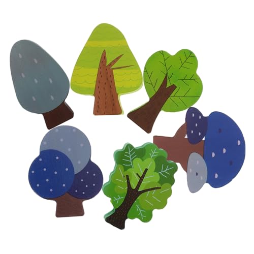IMIKEYA 6 Stücke Set Track Szene Zubehör Baum Zug Track Zubehör Baum Blöcke Baum Holz Zug Zubehör Holz IMIKEYA 6 Stücke Set Track Szene Zubehör Baum Zug Track Zubehör Baum Blöcke Baum Holz Zug Zubehör Holz von IMIKEYA