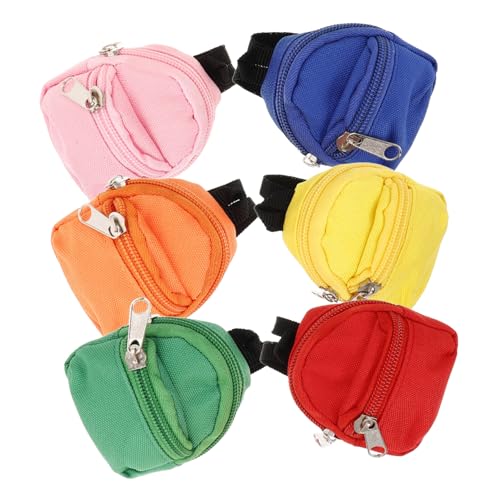 IMIKEYA 6 Teilige Puppen Ankleidetasche Weich Miniatur Schlüsselanhänger Puppen Die Einen Winzigen Rucksack Für Tragen Süße Kleine Accessoires Geldbörse Mädchen Mini Rucksack IMIKEYA 6 Teilige Puppen Ankleidetasche Weich Miniatur Schlüsselanhänger Puppen Die Einen Winzigen Rucksack Für Tragen Süße Kleine Accessoires Geldbörse Mädchen Mini Rucksack von IMIKEYA