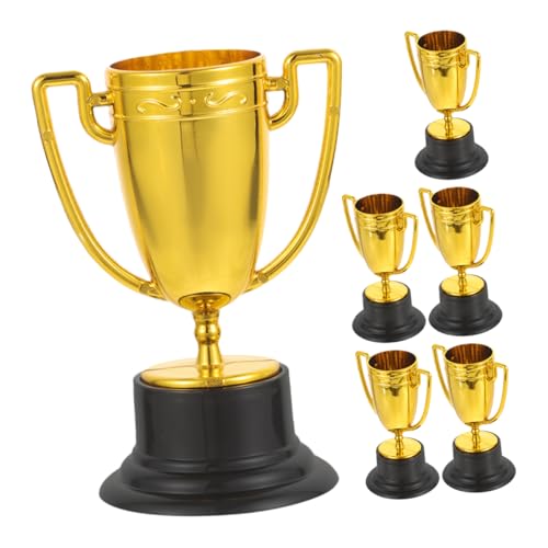 IMIKEYA 6 Teiliges Trophäenspielzeug Partygeschenke Für Kleine Trophäe Kinderfußballtrophäe Teilnahmetrophäe Kindertrophäe Goldmedaille Partygeschenke Wiederverwendbar von IMIKEYA