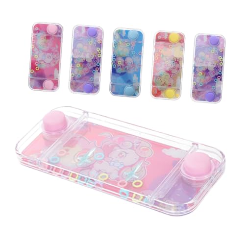 IMIKEYA 6 Teiliges Wasserring Reisespiele Wurfring Spiel Handheld Wasserspiel Handheld Wurfspiel Handheld Spielspielzeug Einhorn Wasserspiel Wasserring Wurf Handspiel Wasserring von IMIKEYA