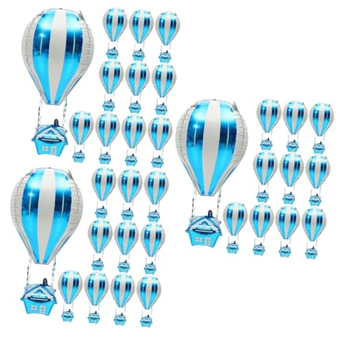 IMIKEYA 60 Stk Heißluftballon Ballon Aus Aluminiumfolie Geburtstagsparty-zubehör Luftballons Für Geburtstagsfeiern Hochzeitsdekoration Partyzubehör Modellieren Hochzeitsfeier 4d von IMIKEYA
