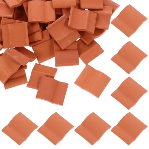 IMIKEYA 60 Stück Simulierte Gebäudeplättchen Miniatur-bodenfliese Puppenmöbel Figur Miniaturdekor Dach Mini- Feengarten Ziegel Mini -Prop Miniaturen Puppenhaus Fliesen Winzige Ziegel IMIKEYA 60 Stück Simulierte Gebäudeplättchen Miniatur-bodenfliese Puppenmöbel Figur Miniaturdekor Dach Mini- Feengarten Ziegel Mini -Prop Miniaturen Puppenhaus Fliesen Winzige Ziegel von IMIKEYA