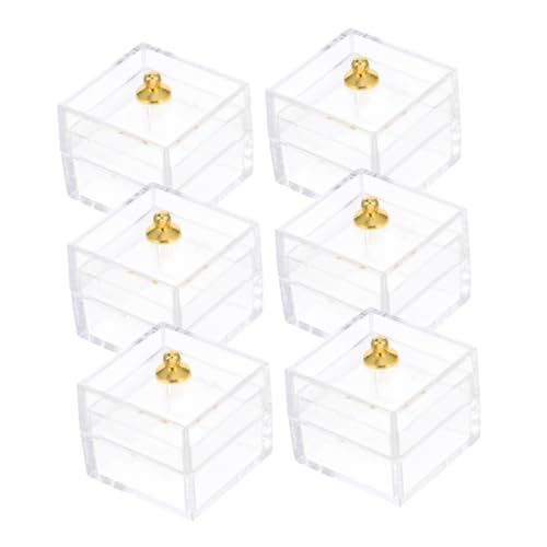 IMIKEYA 6Er-Packung Puppenhausangebot Puppenstubenversorgung Miniatur-Aufbewahrungsbox Puppenhausverzierung Puppenhaus Zubehör Puppenhaus-Layout Kleines Hausdekor Plastik IMIKEYA 6Er-Packung Puppenhausangebot Puppenstubenversorgung Miniatur-Aufbewahrungsbox Puppenhausverzierung Puppenhaus Zubehör Puppenhaus-Layout Kleines Hausdekor Plastik von IMIKEYA