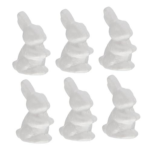 IMIKEYA 6St Blasenhase Miniatur Mädchen Figur Kleinkinder Bausatz für kinderspielzeug Toys Kid Toys frühlingsdeko Hasenhandwerk nützliches Hasenspielzeug Schaum Weiß IMIKEYA 6St Blasenhase Miniatur Mädchen Figur Kleinkinder Bausatz für kinderspielzeug Toys Kid Toys frühlingsdeko Hasenhandwerk nützliches Hasenspielzeug Schaum Weiß von IMIKEYA