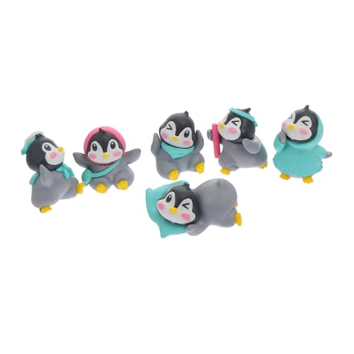 IMIKEYA 6St Pinguinpuppendekoration Miniatur Fisch Figuren Zubehör Pinguin Pinguine Pinguin Dekoration für Bad Mini-Pinguine basteln Mini-Landschaftsdekor PVC IMIKEYA 6St Pinguinpuppendekoration Miniatur Fisch Figuren Zubehör Pinguin Pinguine Pinguin Dekoration für Bad Mini-Pinguine basteln Mini-Landschaftsdekor PVC von IMIKEYA