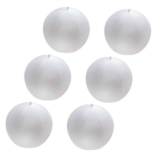 IMIKEYA 6Stücke Aufblasbare Strandbälle aus PVC Mattierte Wasserbälle für Hochzeiten und Partys Partydekoration für Outdoor Feiern Vielseitige IMIKEYA 6Stücke Aufblasbare Strandbälle aus PVC Mattierte Wasserbälle für Hochzeiten und Partys Partydekoration für Outdoor Feiern Vielseitige von IMIKEYA