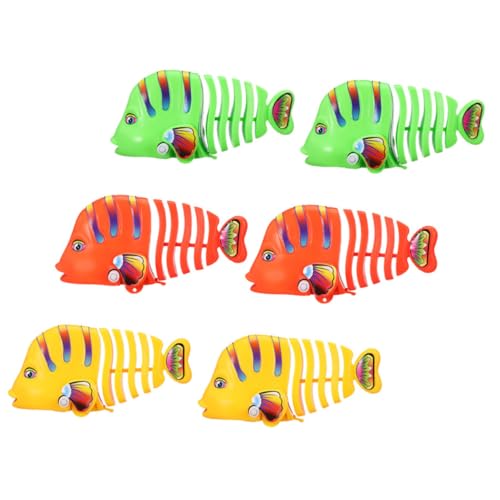 IMIKEYA 6Stücke Aufziehbares Schaukelspielzeug Lustige Kunststoff Fischspielzeuge Mit Schwingend Farben Für Wasserspielzeug Für Spaß IMIKEYA 6Stücke Aufziehbares Schaukelspielzeug Lustige Kunststoff Fischspielzeuge Mit Schwingend Farben Für Wasserspielzeug Für Spaß von IMIKEYA