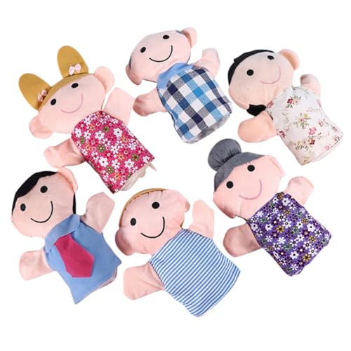 IMIKEYA 6Stücke Handpuppen Interaktive Spielzeuge Für Geschichten Erzählen Nützliche Handpuppen Für Jungen Und Lernspielzeug Zur Frühkindlichen Entwicklung von IMIKEYA